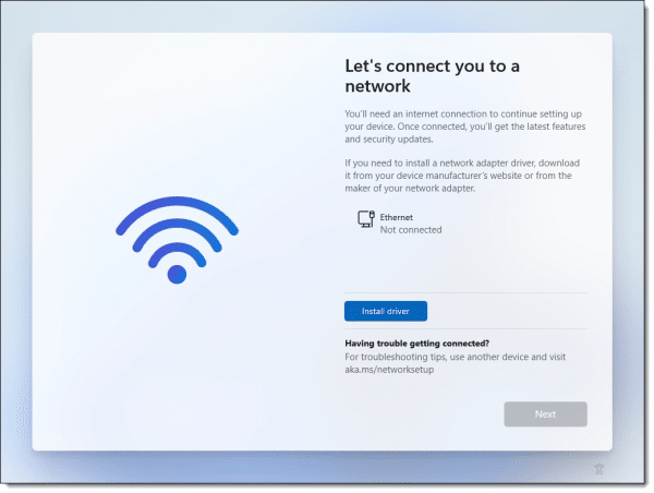 Let's connect you to a network!